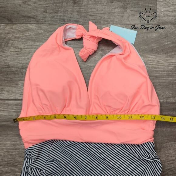 Summer Mae Halter One Piece Swimsuit Size S - Picture 3 of 5